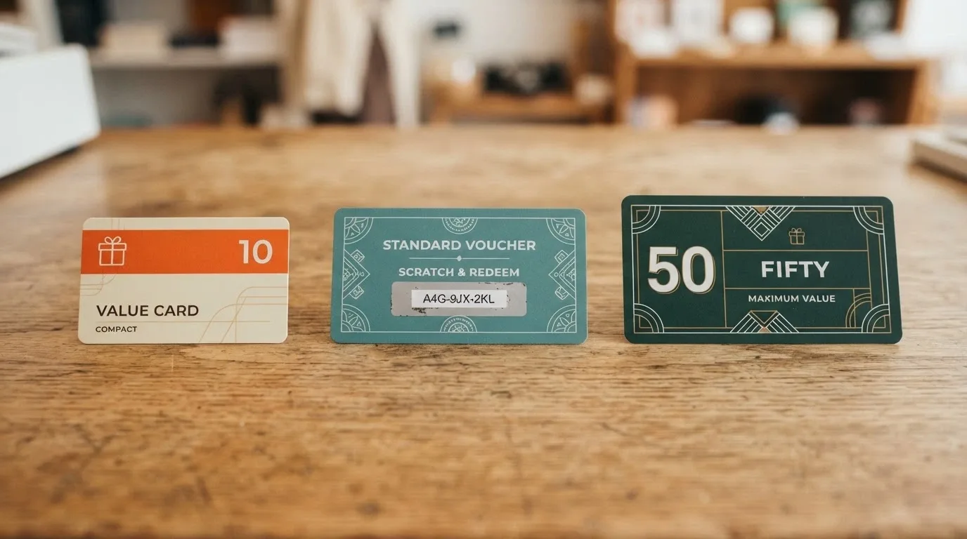 Tři Paysafecard kupony různých hodnot vedle sebe