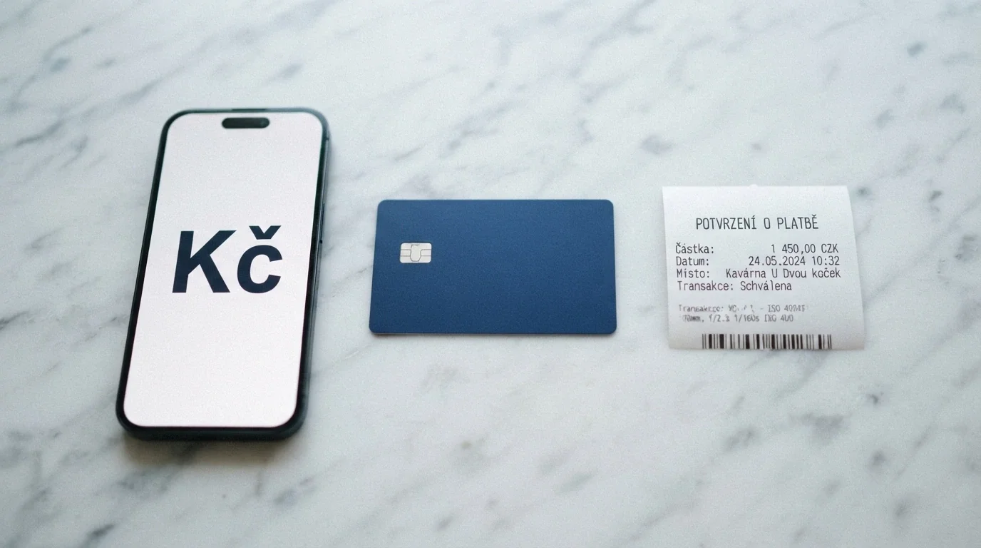 Vedle sebe platební karta, mobil s PayPal aplikací a bankovní převod na obrazovce